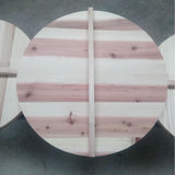 Itembabad Large Paulownia Wood Pot Lids – Set of 2 - product image 1