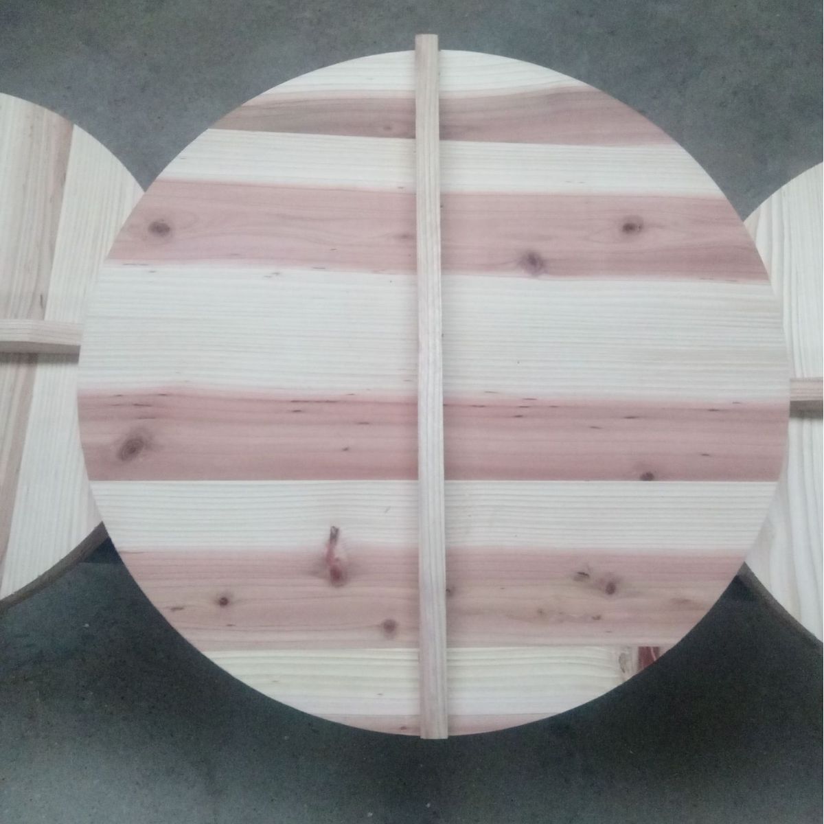 Itembabad Large Paulownia Wood Pot Lids – Set of 2 - product image 1