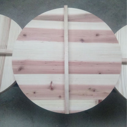 Itembabad Large Paulownia Wood Pot Lids – Set of 2 - product image 1