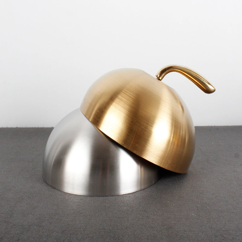 Itembabad Round Raised Stainless Steel Food Covers – Set of 2 - product detail image 3